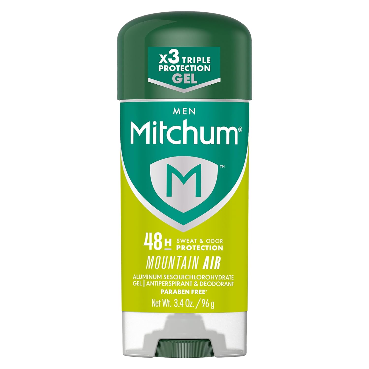 Mitchum Men’s Antiperspirant Deodorant Gel, Mountain Air, 3.4 oz