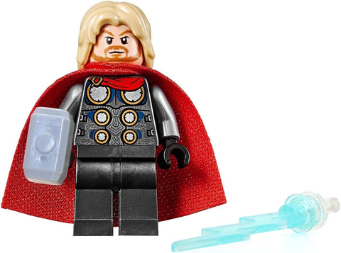 LEGO Super Heroes Avengers Minifigure - Thor with Mjolnir Hammer and Lighting Bolt (2020 Version)