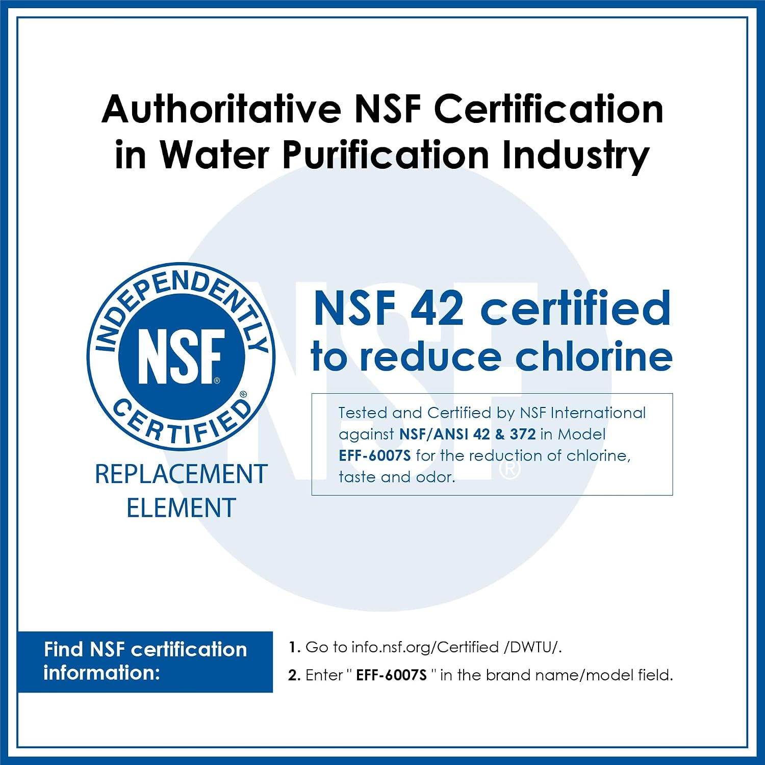 Waterdrop UKF8001 Water Filter Replacement for EveryDrop® Filter 4, 3 Pack