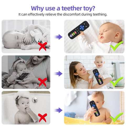 Chuya Baby Teething Toys for Babies 3-6-12-24 Months