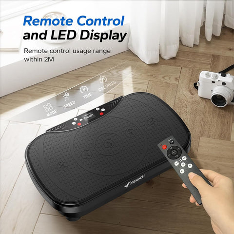Merach V28 Vibration Plate Exercise Machine with 99 Speeds & Bluetooth