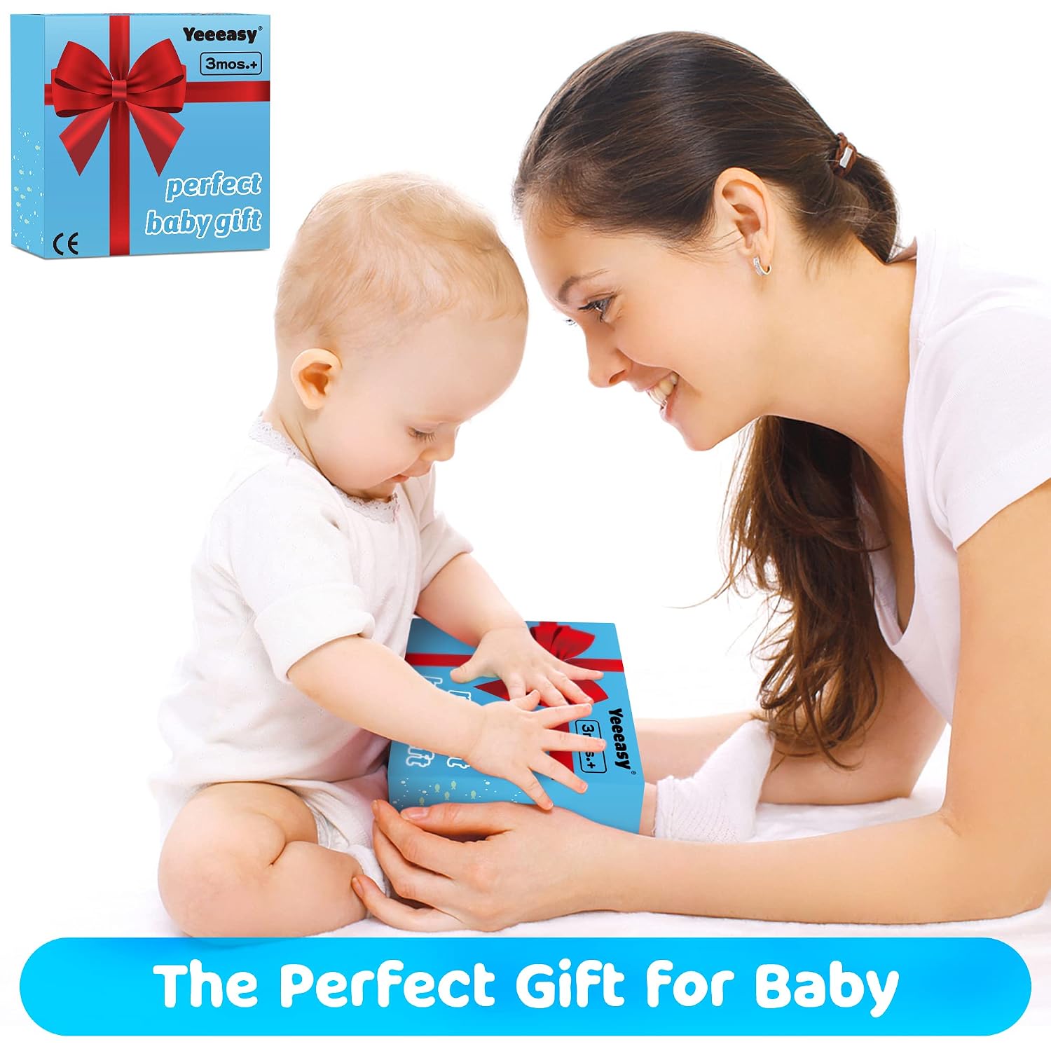 Yeeeasy Tummy Time Water Mat丨Inflatable Tummy Time Water Play Mat for Babies, Infants and Toddlers 3 to 24 Months Promote Development Toys Baby Toys essentials and Gifts