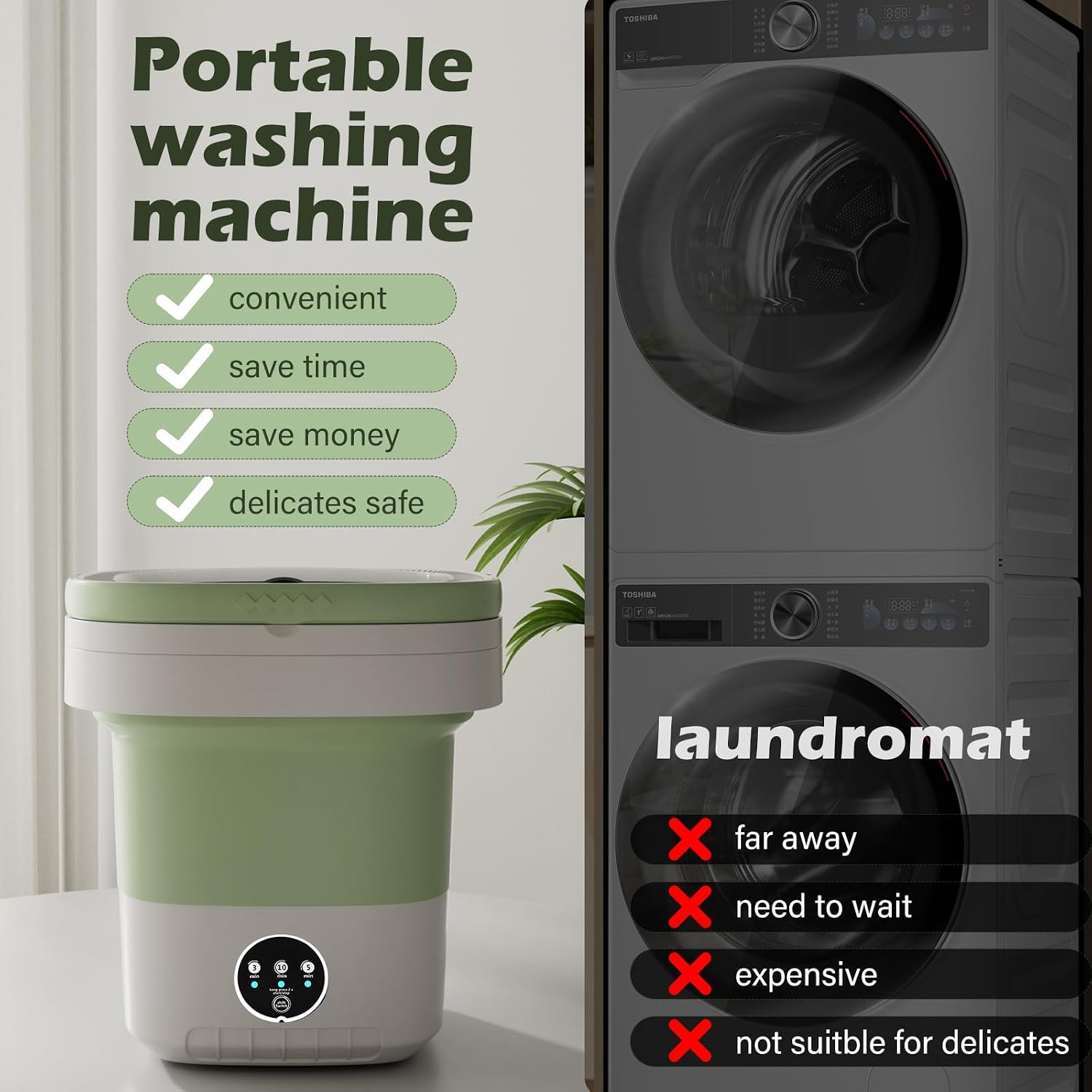 Portable Washing Machine, Portable Washer, Mini Washing Machine