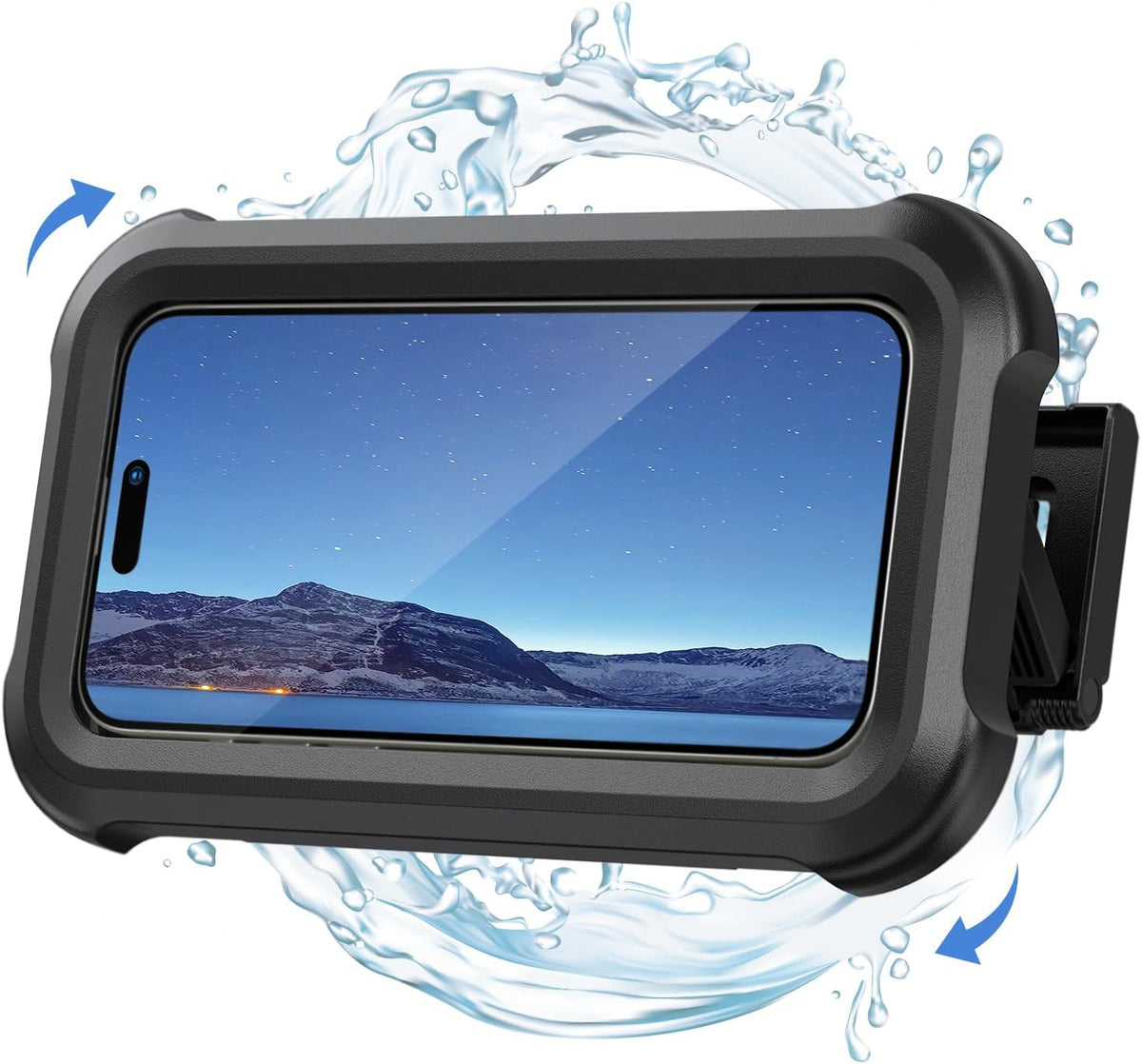 Lamicall Waterproof Shower Phone Holder, Bathroom Accessories for iPhone