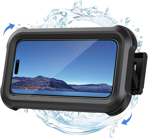 Lamicall Waterproof Shower Phone Holder, Bathroom Accessories for iPhone