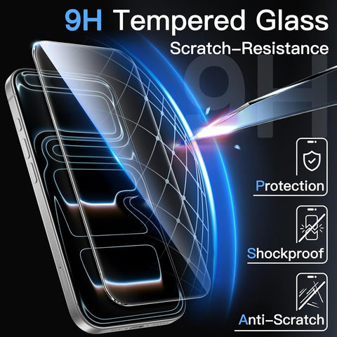 JETech Screen Protector for iPhone 17 Pro Max, 3-Pack