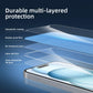 NEW'C [3 Pack Designed for iPhone 15/15 Pro (6.1 Inch) Screen Protector Tempered Glass,Case Friendly Ultra Resistant