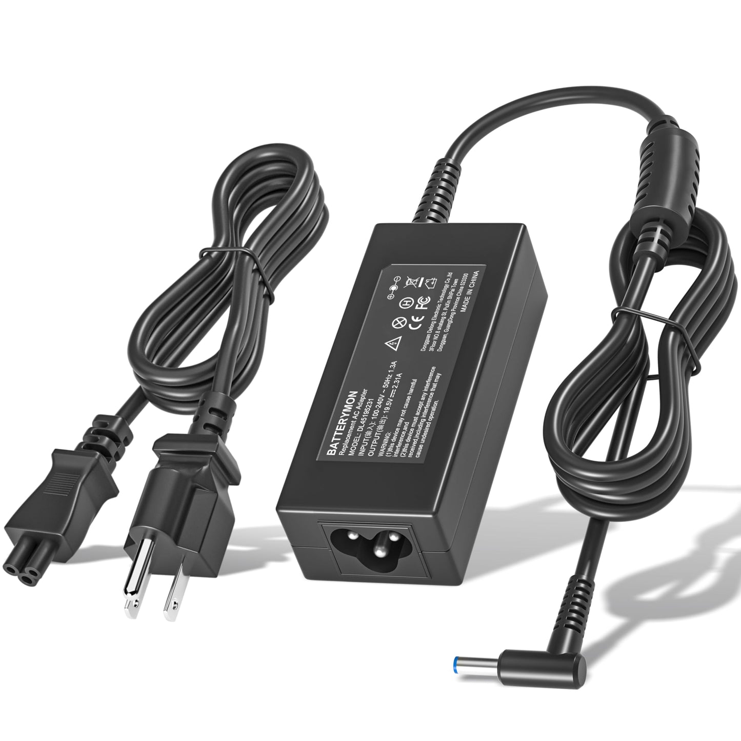 45W 19.5V 2.31A Laptop Power Adapter Charger for HP 741727-001 721092-001 719309-001 HSTNN-DA40 ADP-45WD B, Pavilion TouchSmart 11 13 15 Series Notebook Stream 14 13 11 Envy X360 Blue Tip Cord