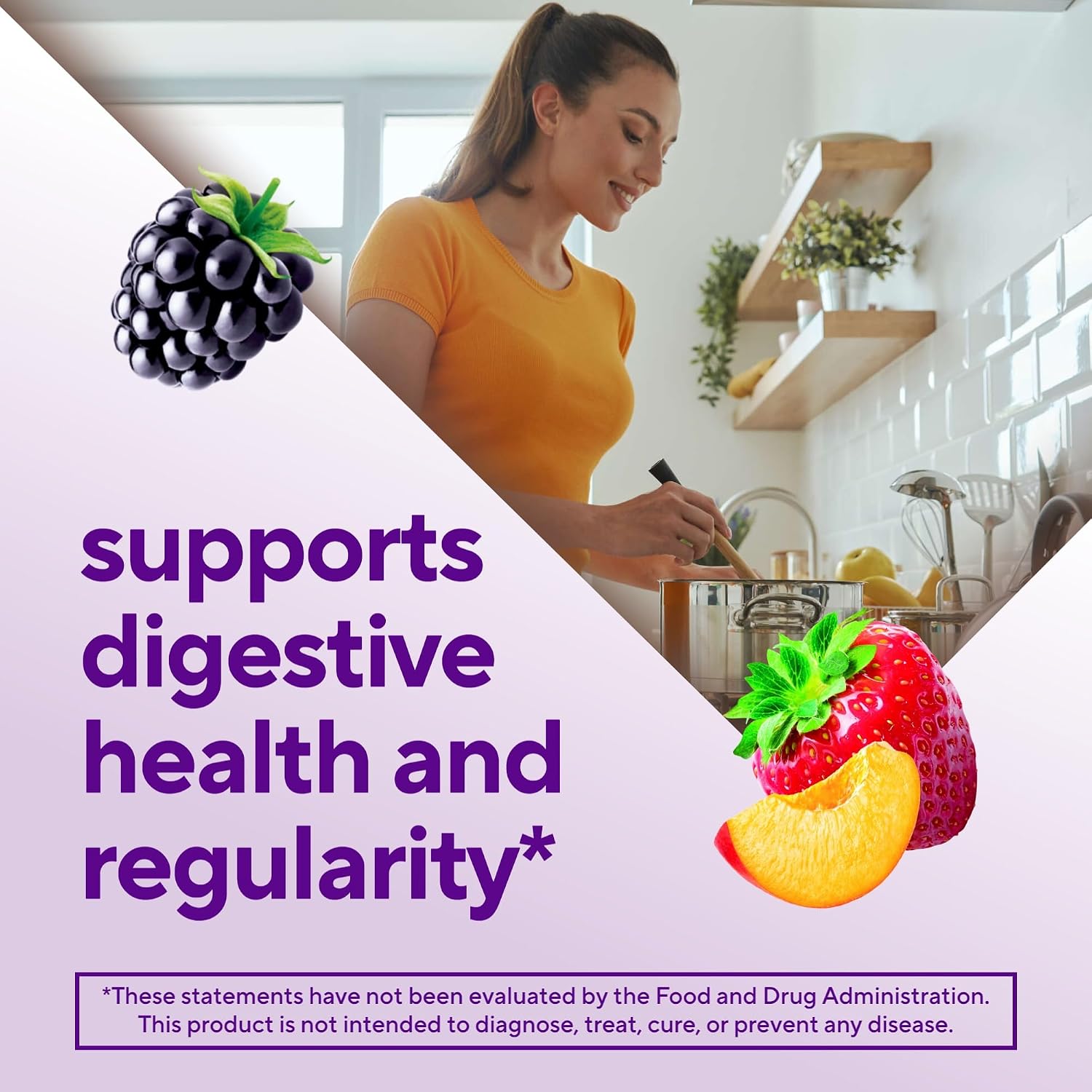 Vitafusion FiberWell Gummies Sugar Free | GLP-1 Friendly