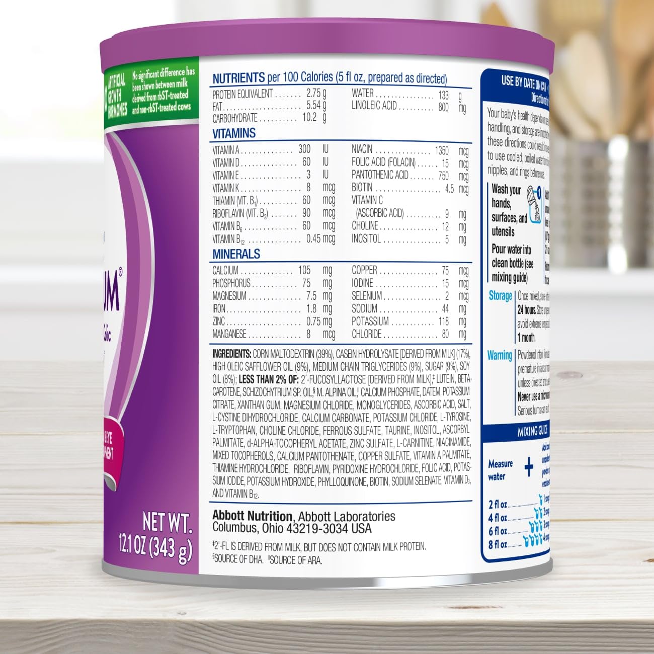 Similac Alimentum With 2'-FL HMO Hypoallergenic Infant Formula, for Food Allergies and Colic Due to Protein Sensitivity, Baby Formula Powder, 12.1-oz Can, Pack of 6