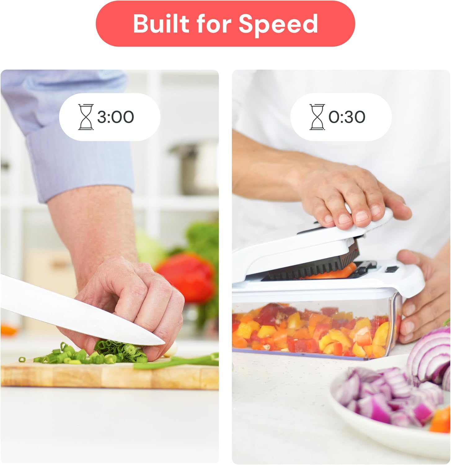 Fullstar Pro Original Vegetable Chopper & Mandoline Slicer Kitchen Gadget