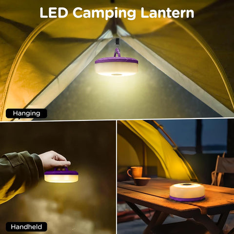 OGERY Camping String Lights 4 in 1, 32.8FT Quick Storage 8 Modes Protable