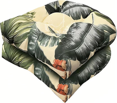 White Green Outdoor Rocking Chair Cushion for Patio Furniture
