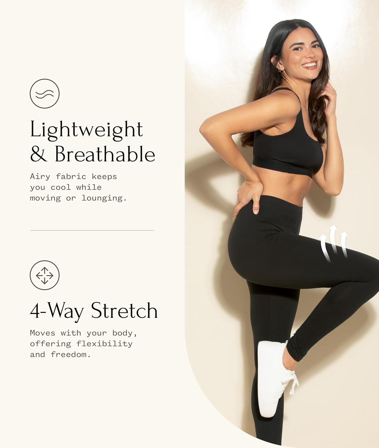 Felina Velvety Super Soft Lightweight Leggings