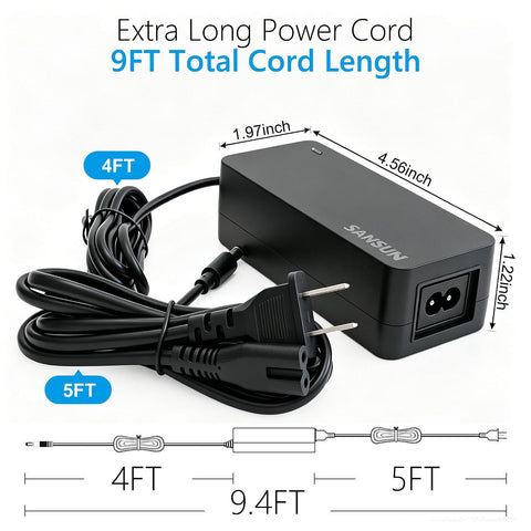 12V 5A Power Supply, AC 120V to DC12V 5.5x2.1mm Jack Converter, 12 Volt LED Driver 60W Adapter Transformer for Strip Lights, Surveillance Cameras, External HDD, Monitor, CCTV (Pack of 1)