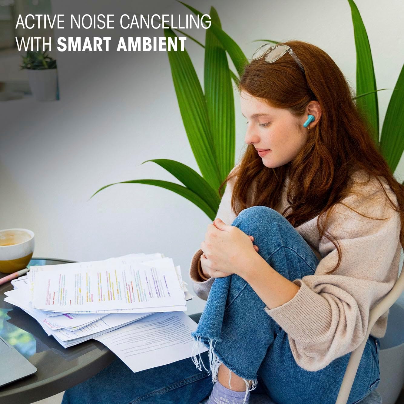 JBL Vibe Beam 2 - Noise Cancelling Earbuds - Black