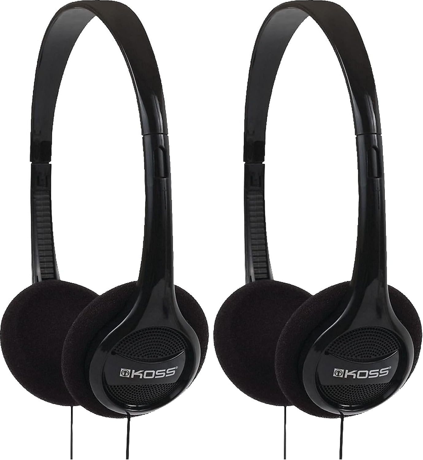 Koss KPH7 Lightweight Portable Headphone, Black