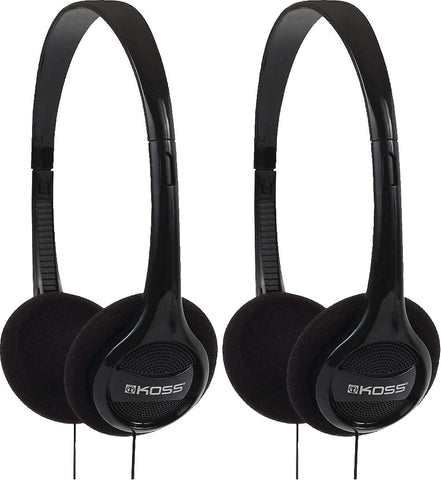 Koss KPH7 Lightweight Portable Headphone, Black