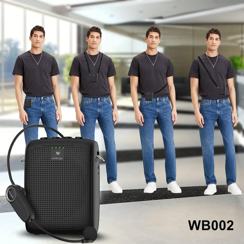 WinBridge Voice Amplifier with Bluetooth, Portable Speaker and Microphone
