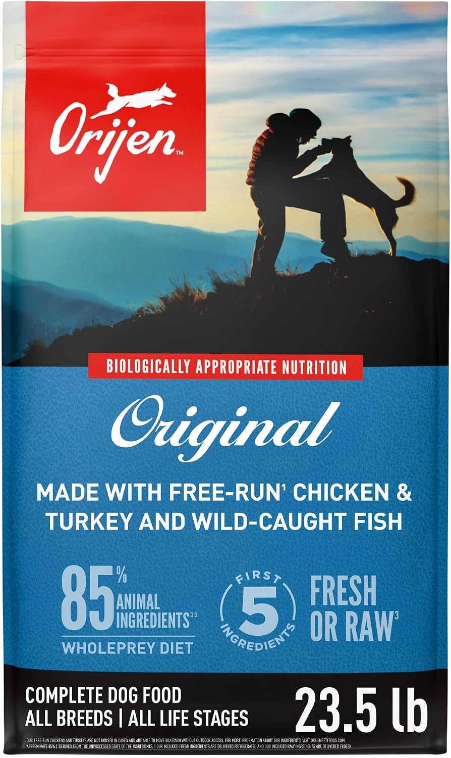 ORIJEN Grain Free WHOLEPREY Dry Dog Food Original Recipe 23.5lb Bag