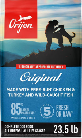ORIJEN Grain Free WHOLEPREY Dry Dog Food Original Recipe 23.5lb Bag