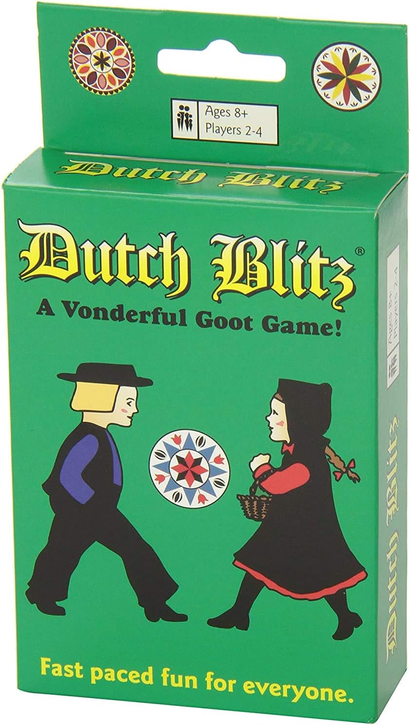 Dutch Blitz Card Game - Original Fast Paced Family Game with 160 Cards
