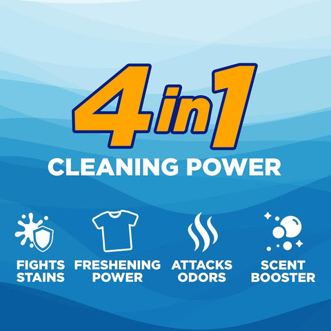 ARM & HAMMER Liquid Laundry Detergent, Clean Burst Scent, 174 Fl Oz