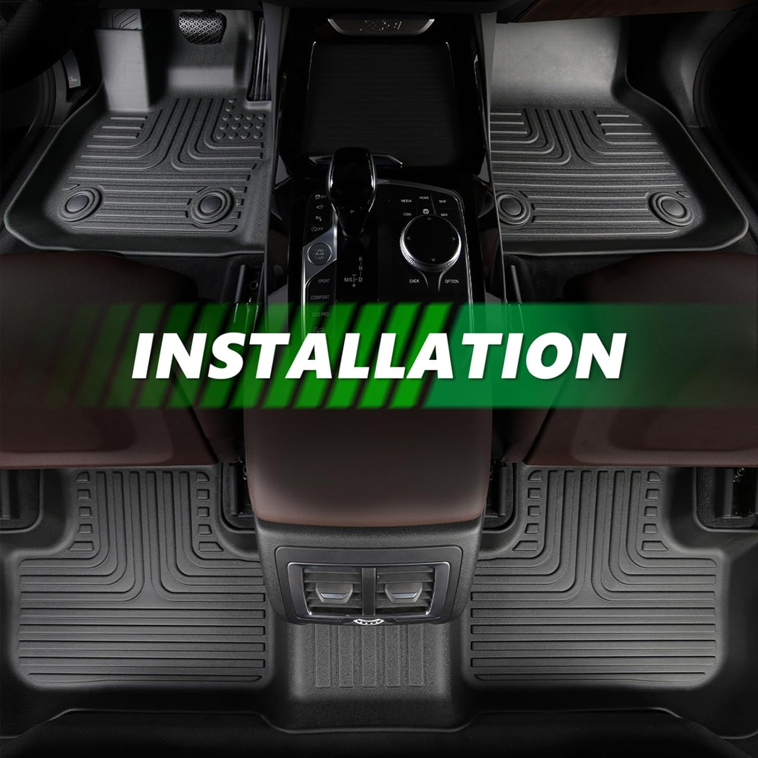 for Chevy Malibu Floor Mats 2017-2025,Car Mats for Malibu All Weather Floor Mats Cargo Liner Accessories Anti-Slip Car Mat 2017-2025