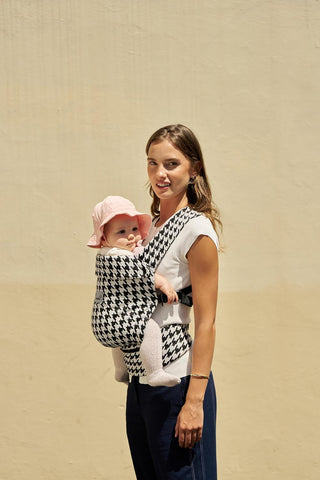 GROWNSY Baby Carrier Newborn to Toddler with Head Support, Houndstooth