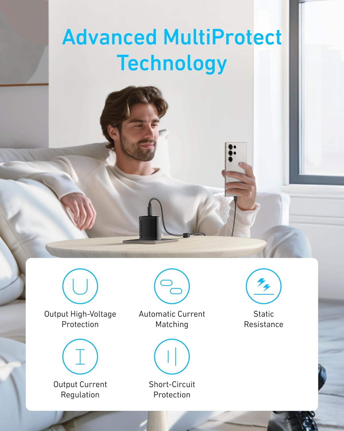 Anker 45W USB C Charger Block, 2-Pack Type C Charger Fast Charging