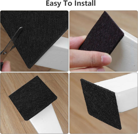 Felt Furniture Pads for Hardwood Floors Felt Pads for Chair Legs Yelanon