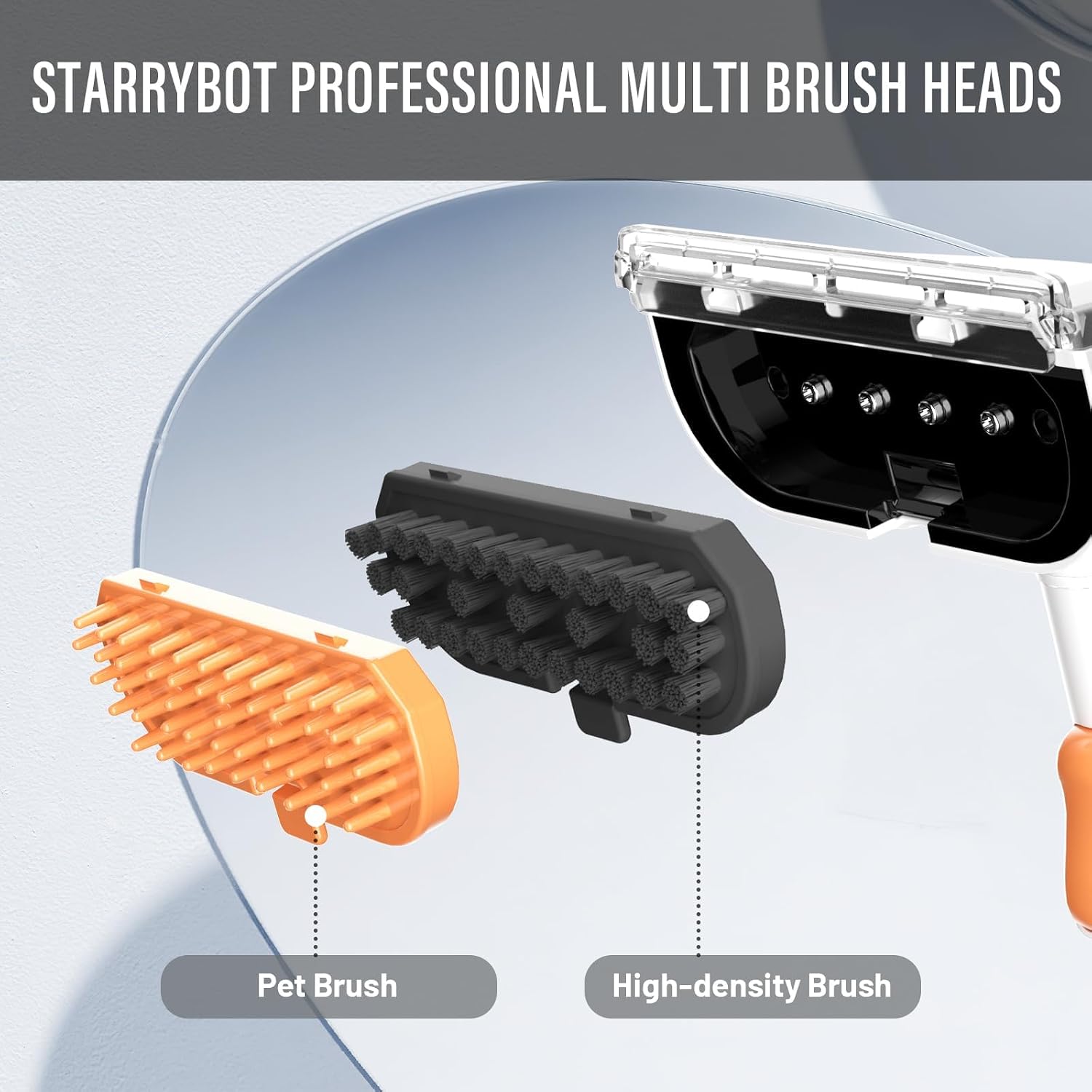 Starrybot Upholstery Cleaner Machine, 18Kpa Pet Stain Extractor(white)