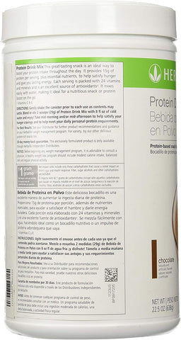 Herbalife Protein Drink Mix Chocolate 22.5oz Canister