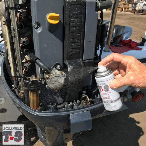 Boeshield T-9® Waterproof Lubricant & Corrosion Protectant for Tools, Machinery & Shop Equipment, Dry Wax-Based Rust Prevention, 12 oz Aerosol