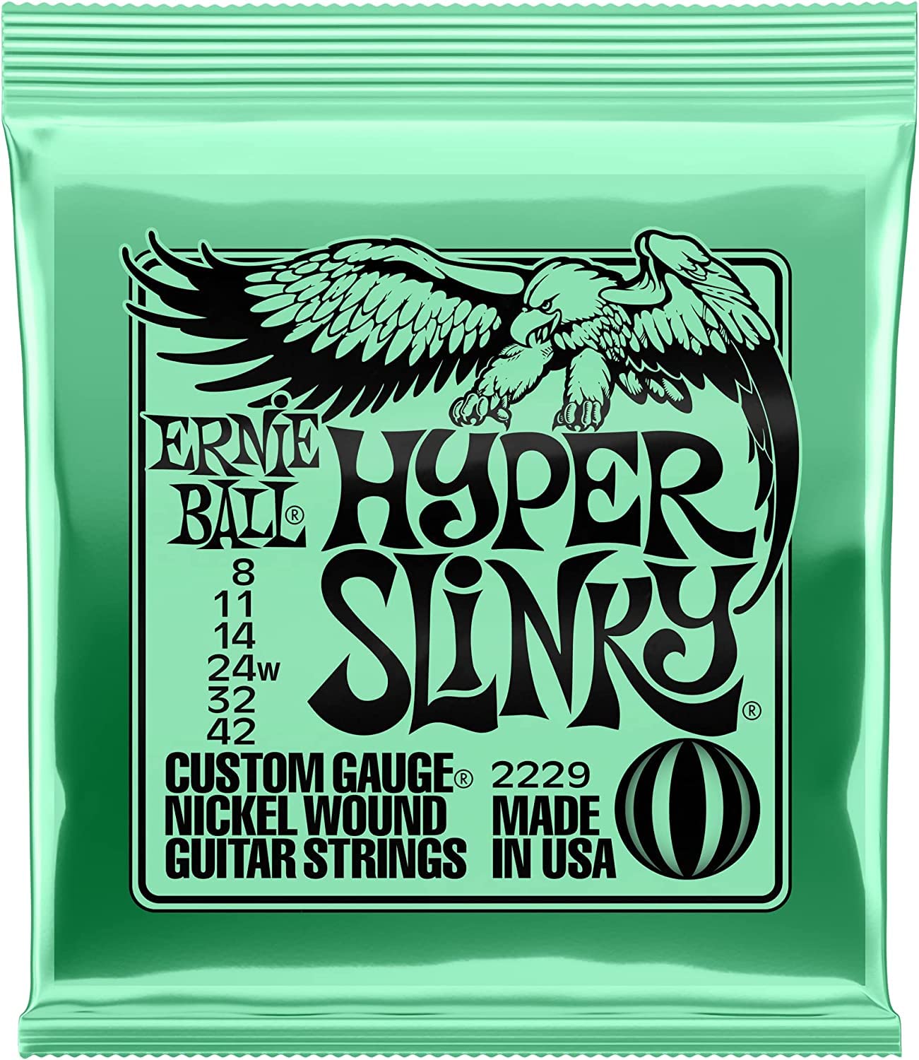 Ernie Ball Turbo Slinky Nickelwound Electric Guitar Strings 3-pack - 9.5-46 Gauge