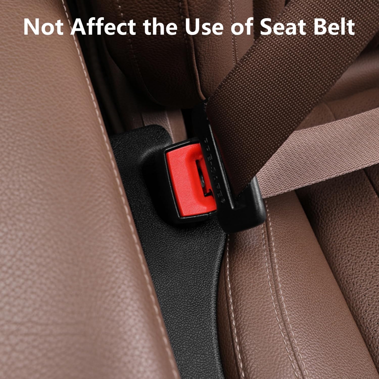 Hiseanllo Car Seat Gap Filler 2 Pack, Universal Fit PU Leather Car Seat Gap Plug to Fill The Gap Between Seat and Console, Car Seat Crevice Blocker Stop Things from Dropping