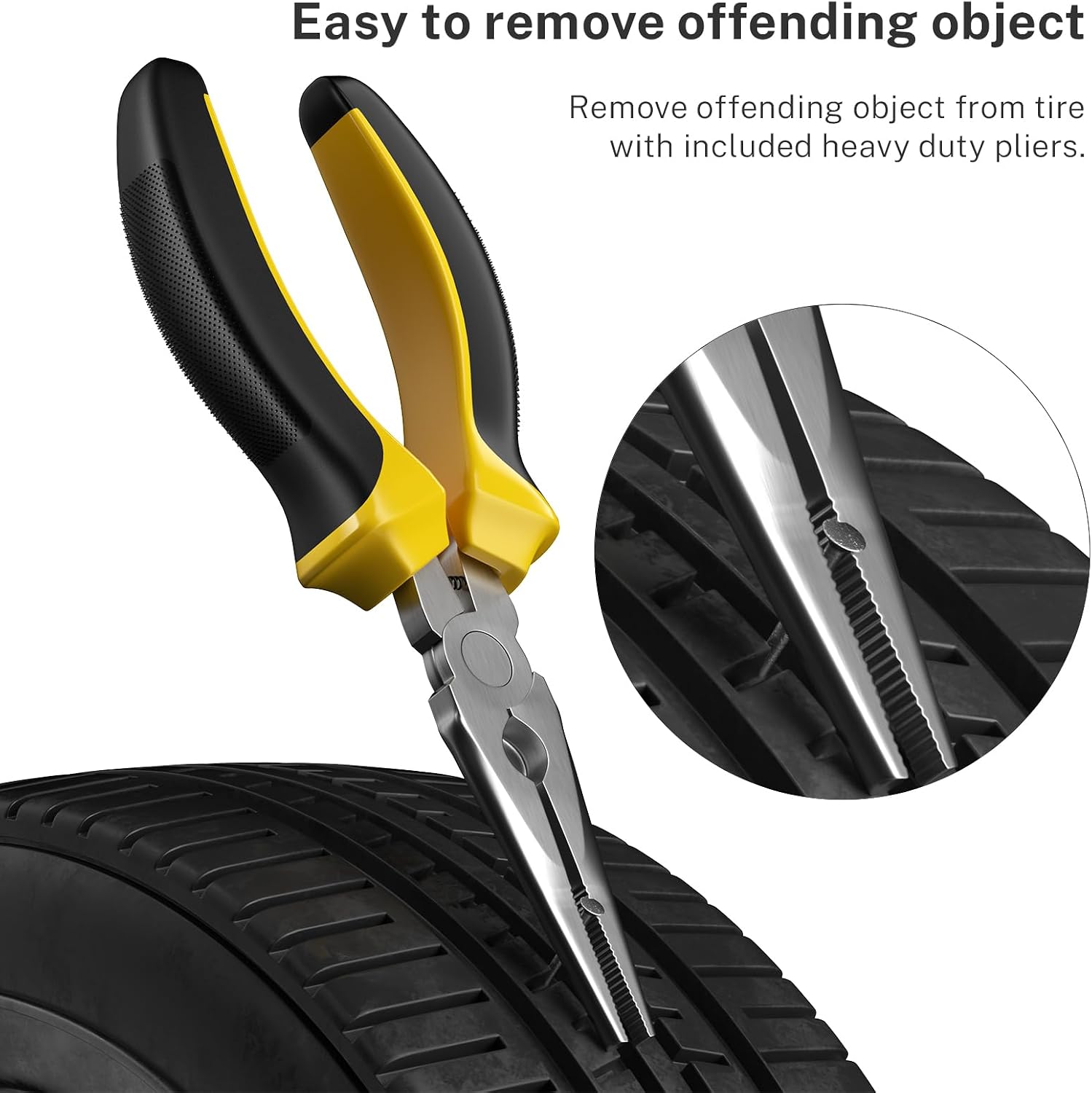 AUTOWN Flat Tire Repair Kit with Plugs 31pcs, Professional Tire Plug Kit