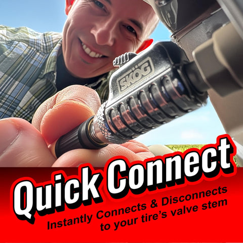 Chuck Mates Platinum Locking Air Chuck Quick-Connect, Open-Flow (2-Pack)