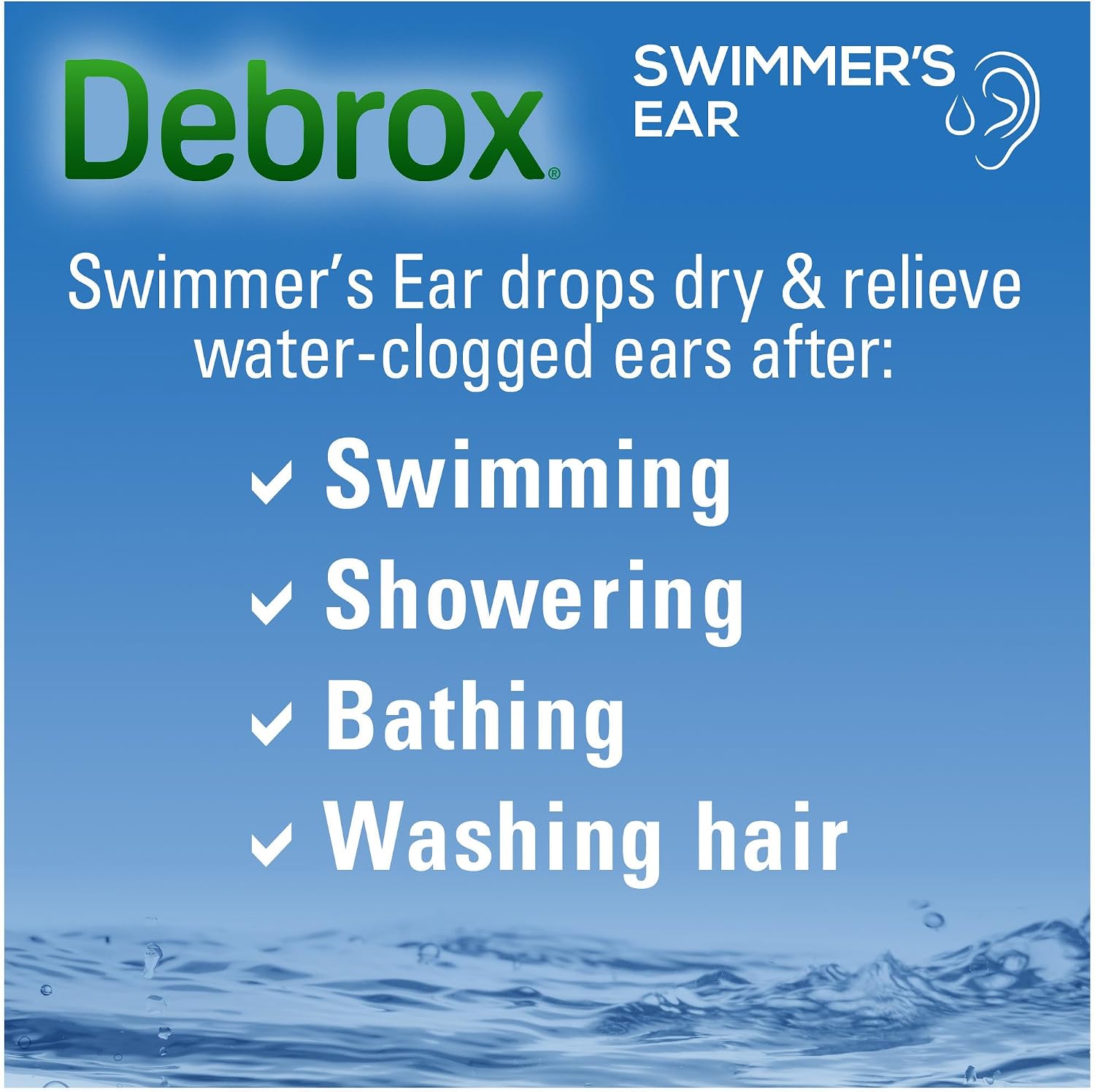 Debrox Swimmer's Ear Drying Drops, 1 Fl Oz