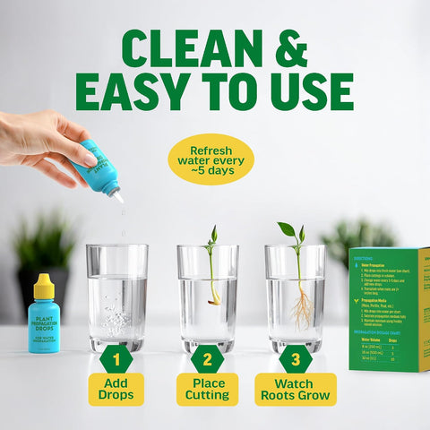 Plant Propagation Rooting Drops - Liquid Root Growth Hormone for Cuttings
