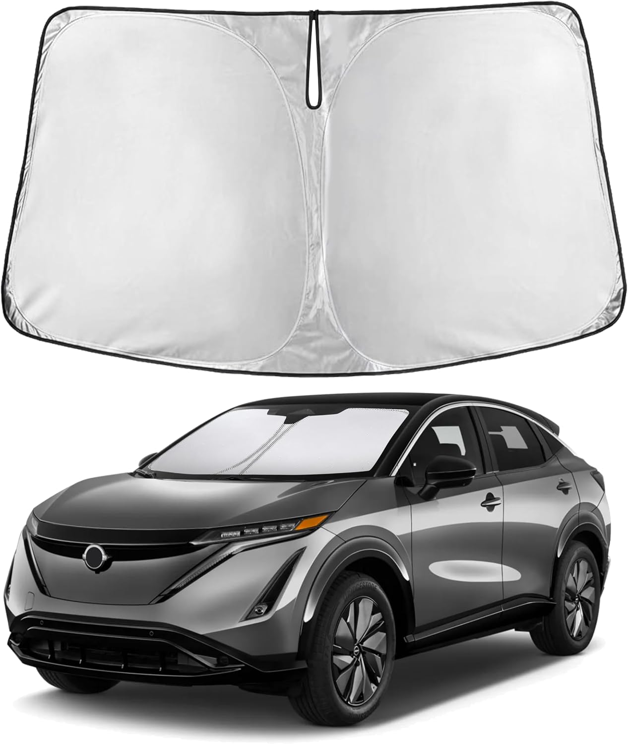 EcoNour Windshield Sunshade Compatible for Nissan AriyaEV 2023 2024 2025