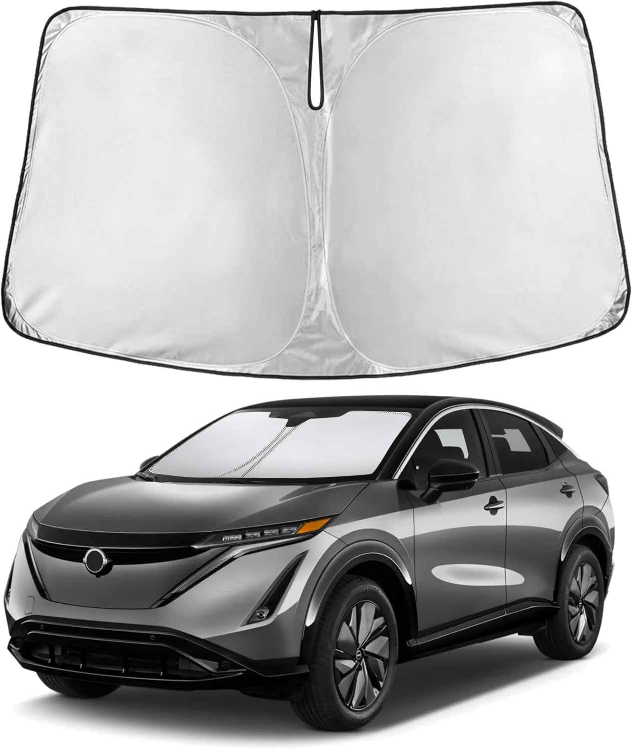 EcoNour Windshield Sunshade Compatible for Nissan Ariya 2023 2024 2025