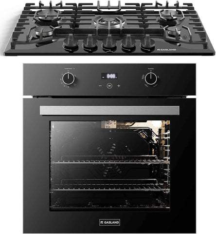 GASLAND 24 Inch Gas Wall Oven+Gas Cooktop 30 Inch