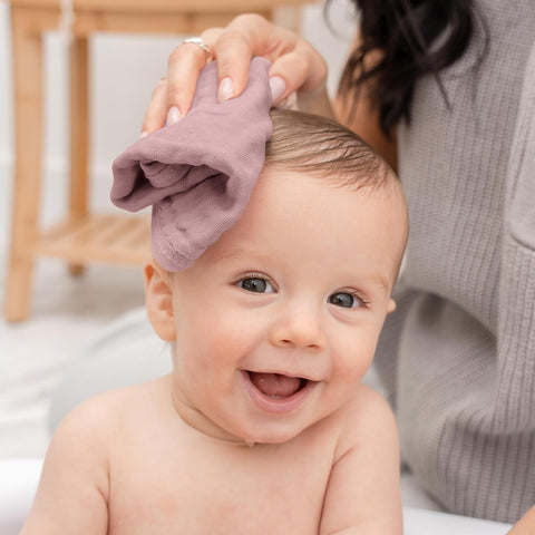 Comfy Cubs Muslin Baby Washcloths 10"x10" 6 Pk - Multicolor