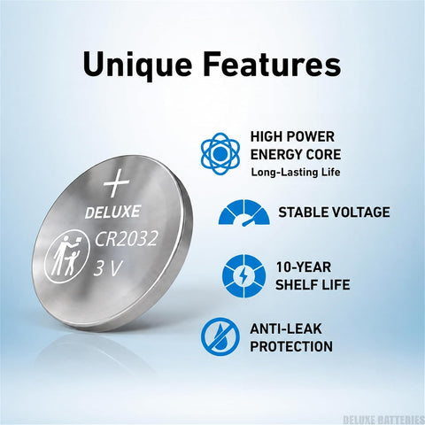 Key Fob Replacement Batteries for Toyota, Pack of 2