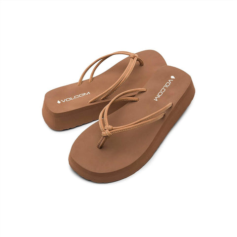 Volcom Women’s Forever and Ever Sandals – Lightweight Thong Sandal for Everyday Summer Wear