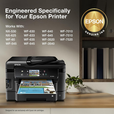 Epson T127120-BCS DURABrite Ultra Black & Color Combo Pack Extra High Capacity Cartridge Ink