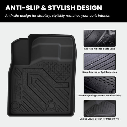 LASFIT Floor Mats for Nissan Rogue 2026 2025 2024 2023 2022 2021