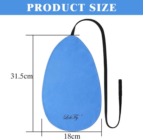 Cleaning Cloth for Inside Tube Suitable for Clarinet Piccolo Flute Sax Saxophone (Blue)