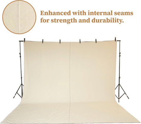 Canvas Painters Drop Cloth (Size 9 x 12 Feet - Pack of 2) - Pure Cotton Paint Drop Cloth for Painting, Curtains, Furniture & Floor Protection - All Purpose Thick Canvas tarp with Double Stitched Edges